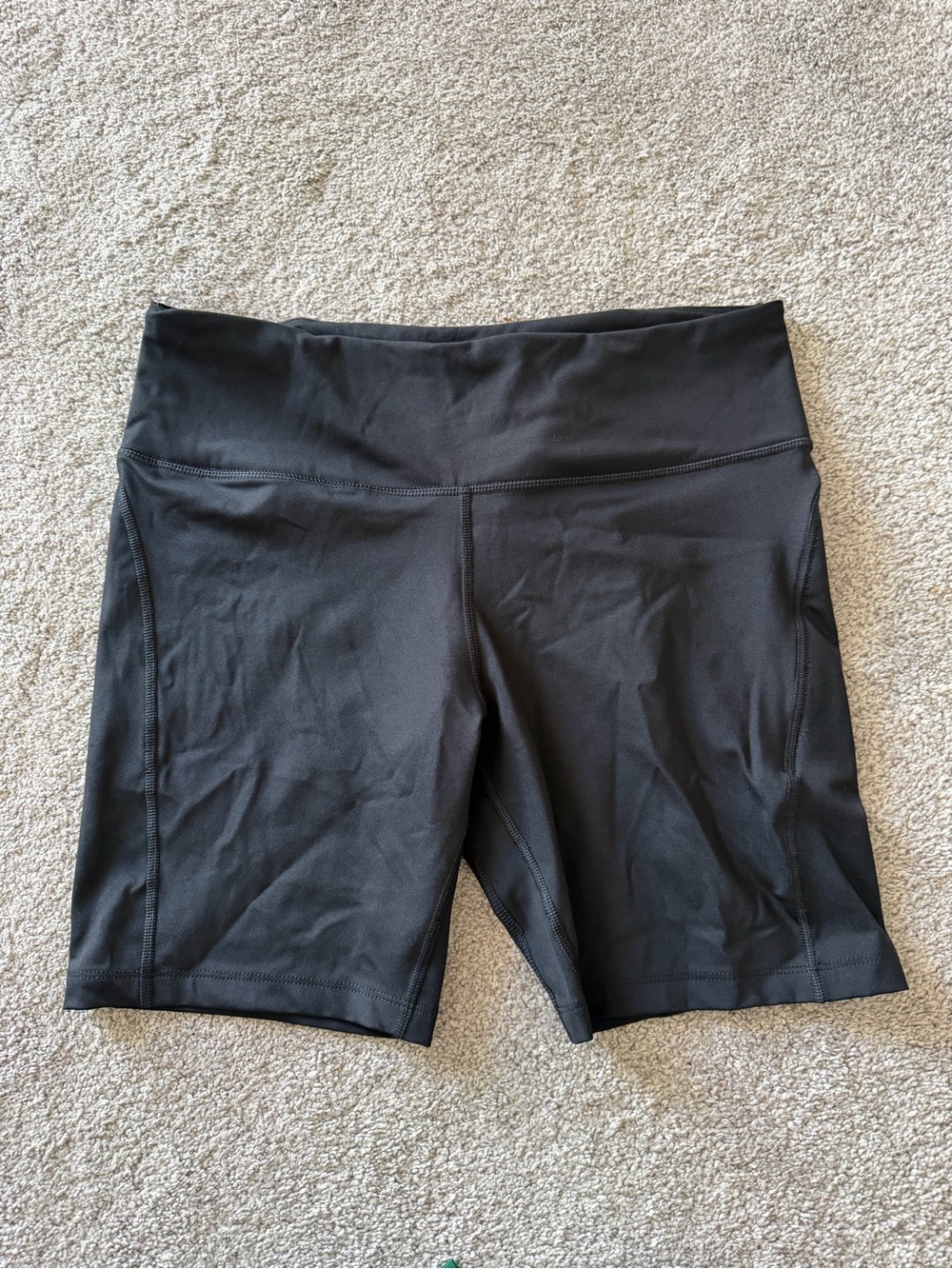 Nike Black Women's Bike Shorts with Wide Waistband
